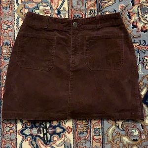 A GAP corduroy mini skirt.